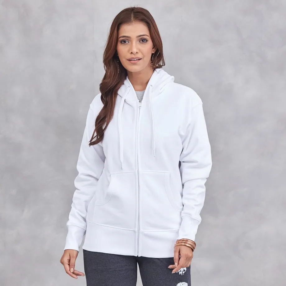 White Hoodie Female